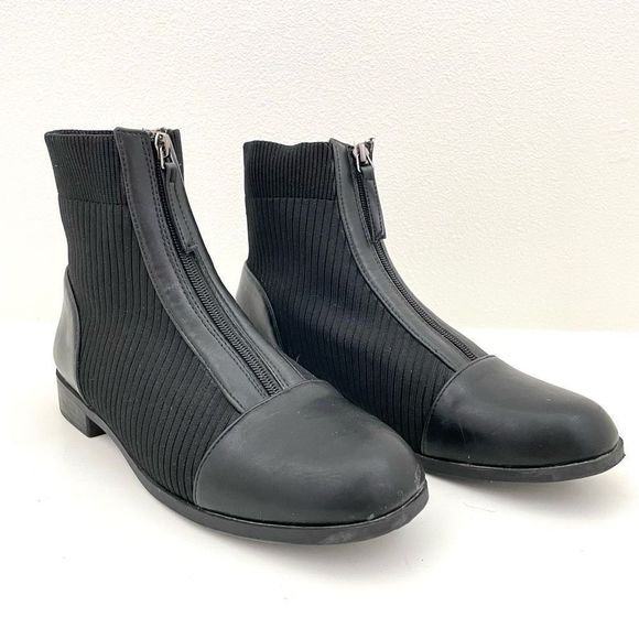 Journee Collection Black Front Zip Bexlie Bootie Women’s size 9 - Picture 2 of 10